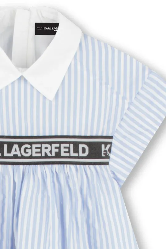 Dječja haljina Karl Lagerfeld plava Z30496.86.108