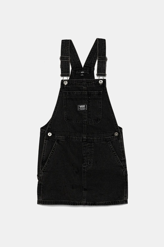 Dětské riflové šaty Vans GROUNDWORK SKIRTALL mini šedá VN000MDVEMQ1