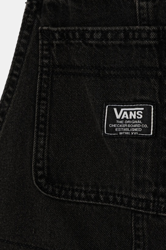 DÍVKA Dětské riflové šaty Vans GROUNDWORK SKIRTALL VN000MDVEMQ1 šedá