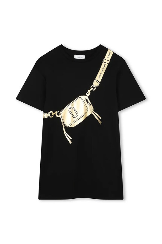 Дитяча бавовняна сукня Marc Jacobs короткий чорний W60530.114.150