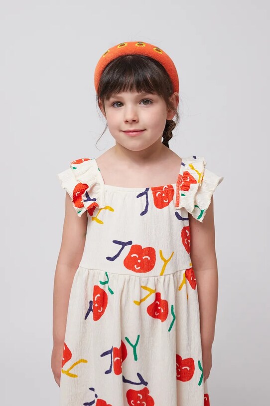 Детское платье Bobo Choses Smiling 125AC138 белый