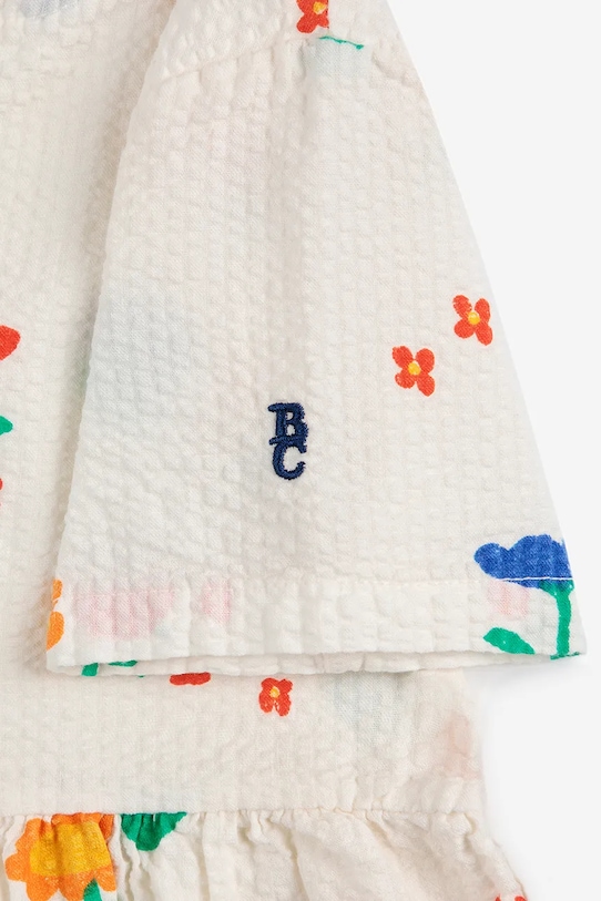 Дитяча бавовняна сукня Bobo Choses Garden Party білий 125AB082