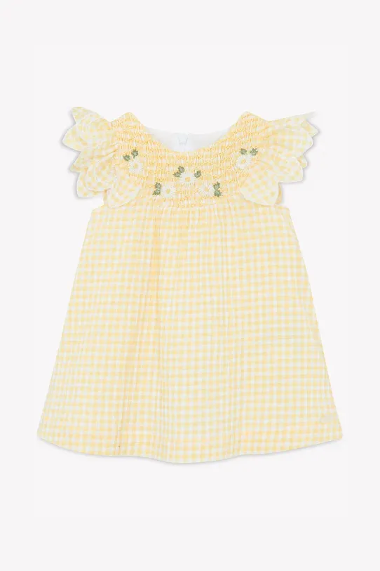 Otroška obleka Tartine et Chocolat CA30031.104 rumena SS25