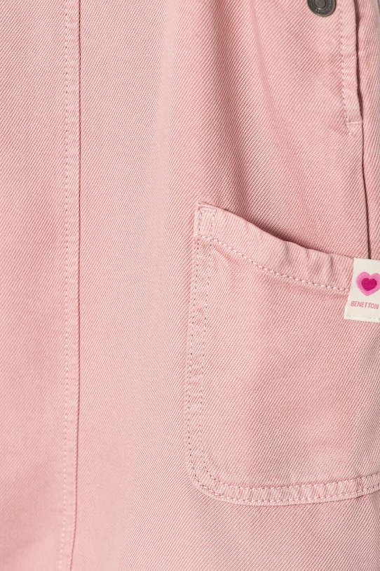 Момиче Детска рокля United Colors of Benetton 41AQGT00L.P.Seasonal розов