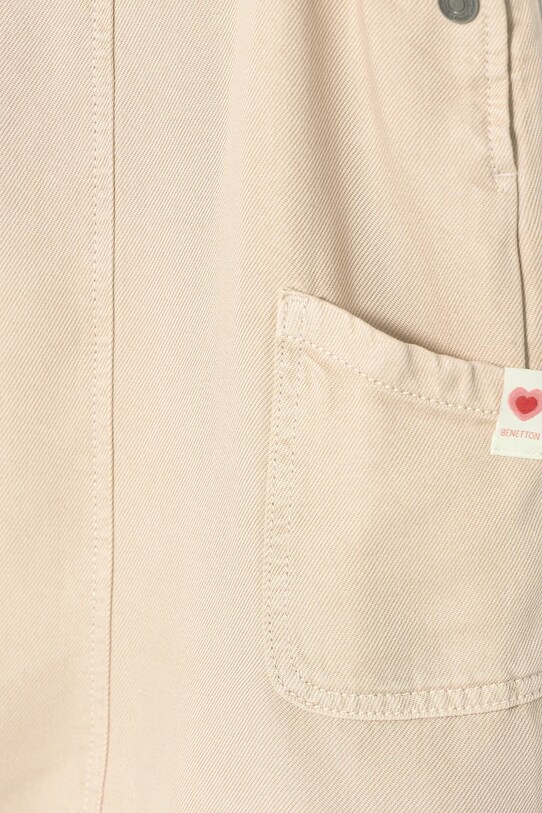 Девочка Детское платье United Colors of Benetton 41AQGT00L.P.Seasonal бежевый