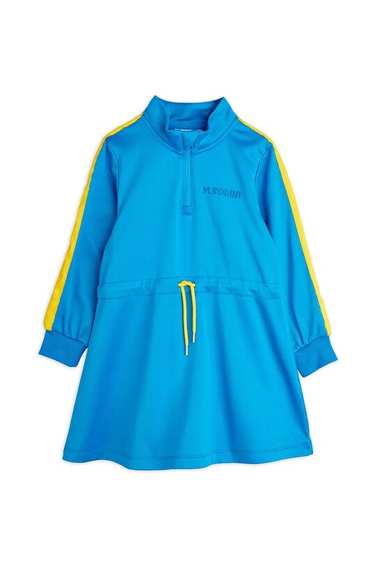 Платье Mini Rodini 2525011460 голубой SS25