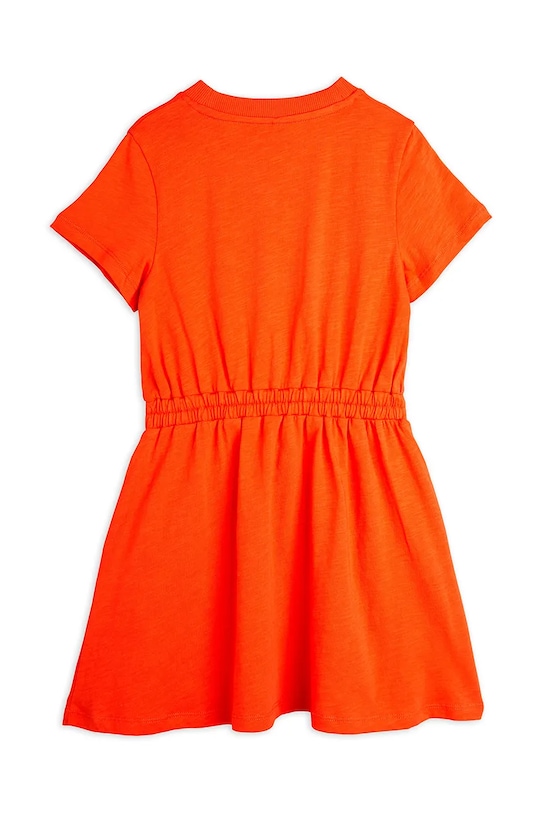 DÍVKA Dětské bavlněné šaty Mini Rodini Note 2525012142 oranžová