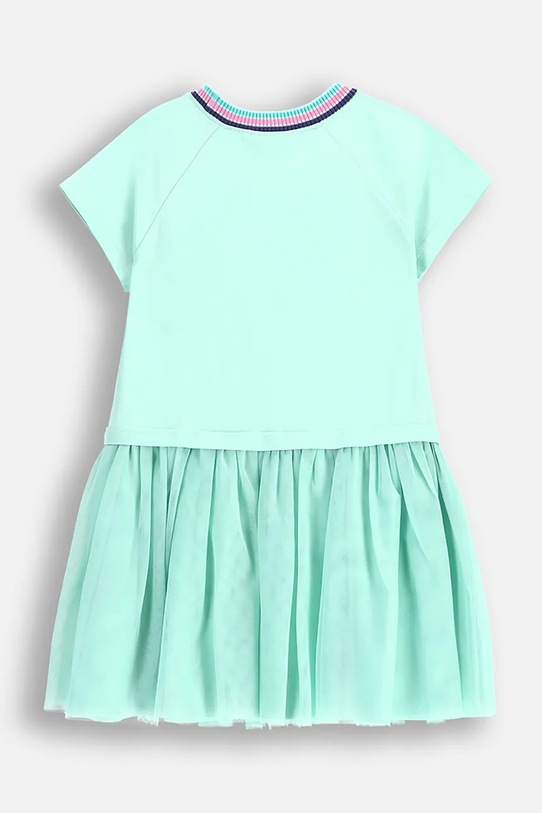 Dívčí šaty Coccodrillo WC5129201CGK tyrkysová SS25