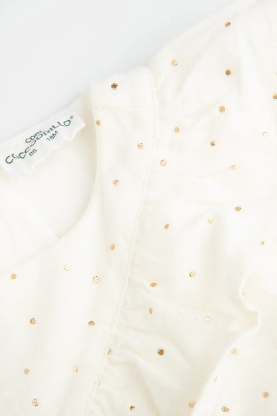 Dziewczynka Coccodrillo sukienka WC5128202EBG beżowy