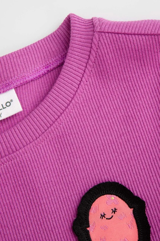 Dziewczynka Coccodrillo sukienka WC5129103RGK fioletowy