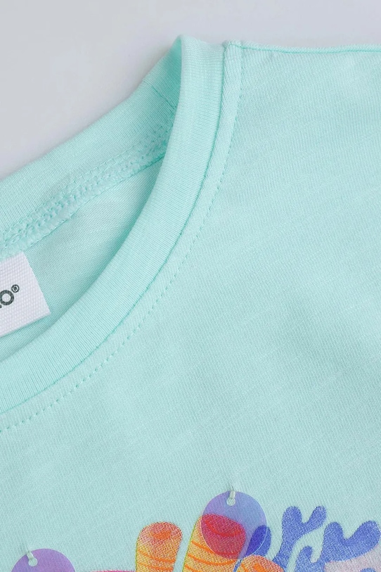 Djevojčice Haljina Coccodrillo WC5129202IGK tirkizna