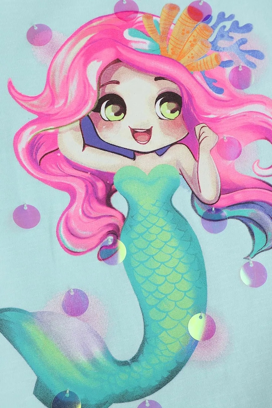 Haljina Coccodrillo tirkizna WC5129202IGK