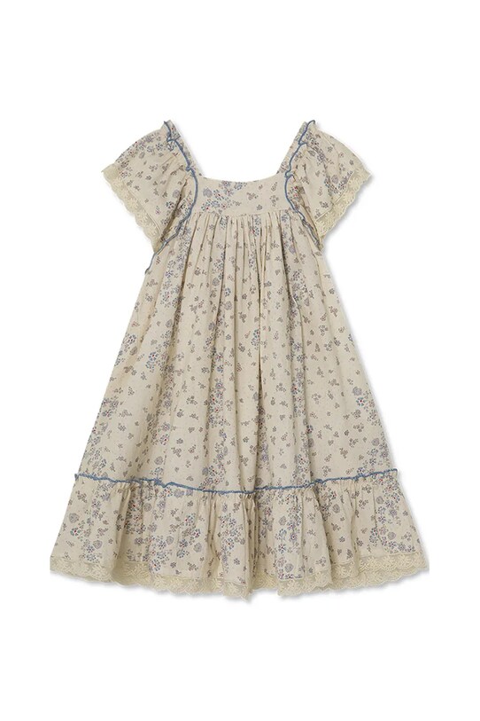 That's mine rochie cu amestec de in pentru copii Celina 151028. bej SS25