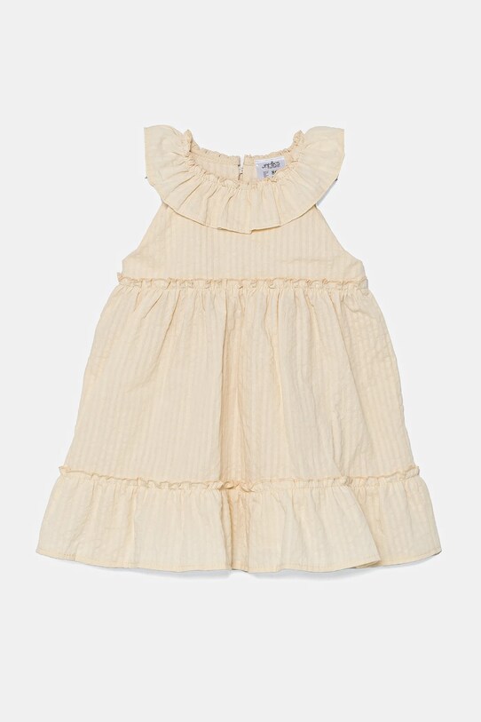 Jamiks rochie din bumbac pentru bebeluși AISZA II mini bej AISZA.II.Sukie.JLH015.G