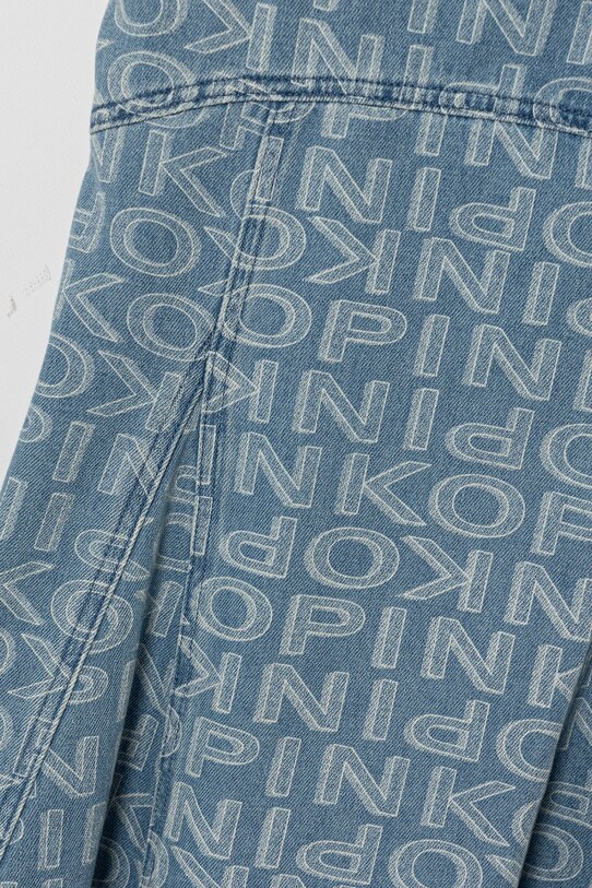 Детска дънкова рокля Pinko син KFAB002.C.DF015