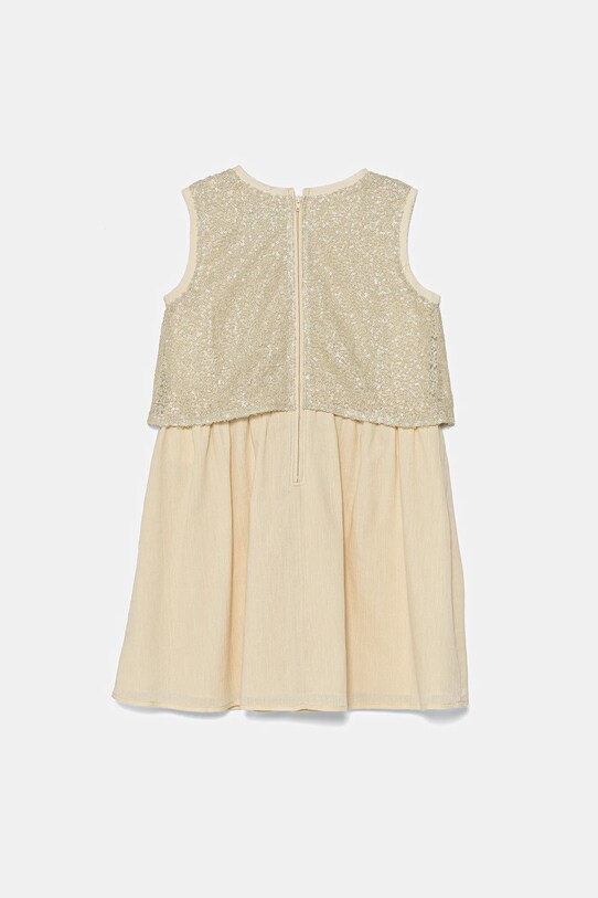 United Colors of Benetton gyerek ruha 4PUECV03D.G.Seasonal bézs SS25