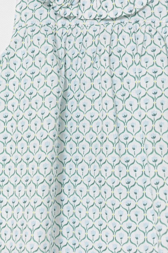 Dievča Ľanové šaty pre bábätká United Colors of Benetton 4Q1NAV00O.W.Seasonal modrá