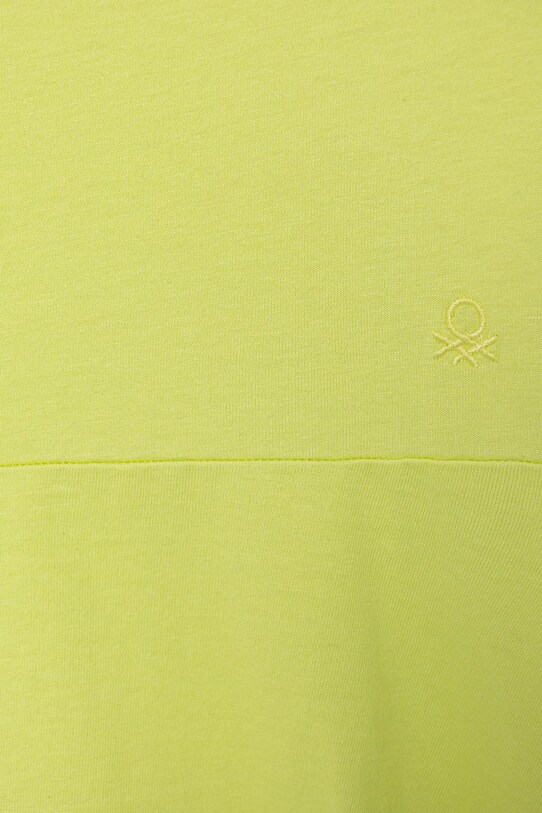 Fete United Colors of Benetton rochie din bumbac pentru copii 3NPDCV011.G.Seasonal verde