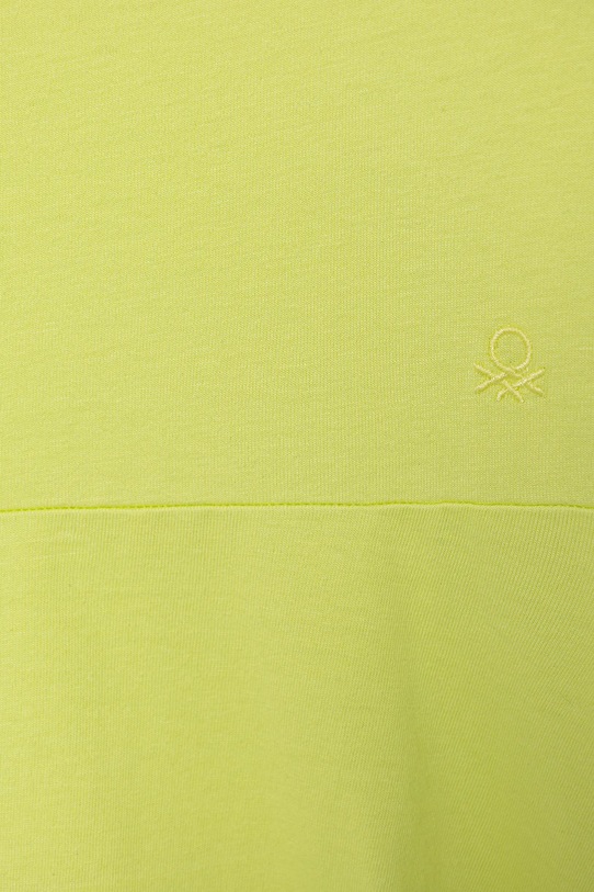 Дівчинка Дитяча бавовняна сукня United Colors of Benetton 3NPDCV011.G.Seasonal зелений