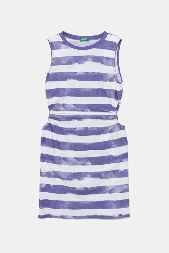 United Colors of Benetton rochie din bumbac pentru copii mini violet 3SL3CV013.G.Seasonal