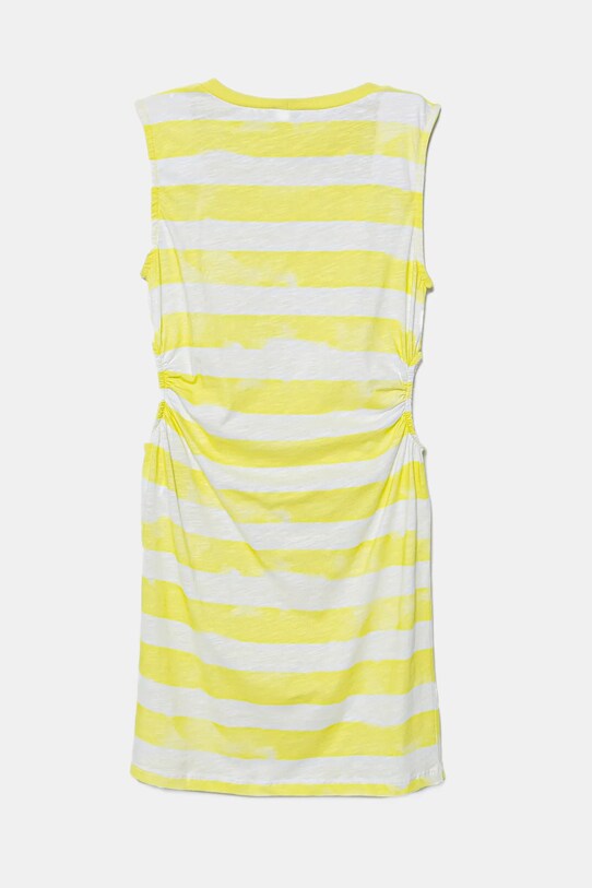 Дитяча бавовняна сукня United Colors of Benetton 3SL3CV013.G.Seasonal зелений SS25