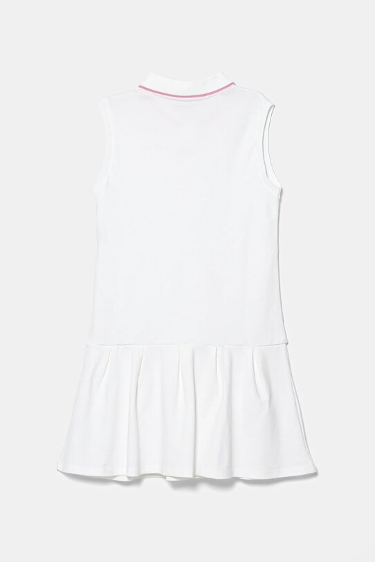 Dievčenské šaty United Colors of Benetton 3F9HCV012.G.Seasonal biela SS25