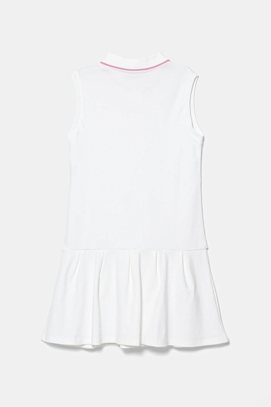 United Colors of Benetton rochie fete 3F9HCV012.G.Seasonal alb SS25