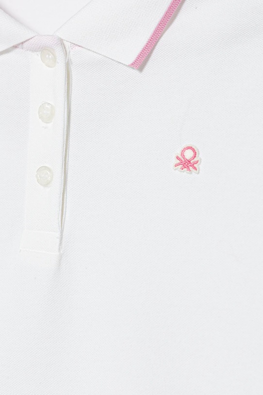 Fete United Colors of Benetton rochie fete 3F9HCV012.G.Seasonal alb