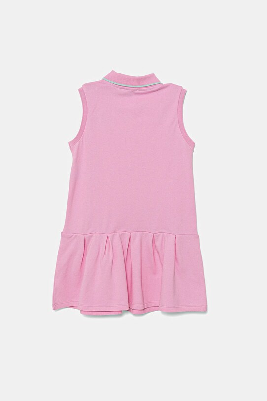 United Colors of Benetton rochie fete 3F9HCV012.G.Seasonal roz SS25