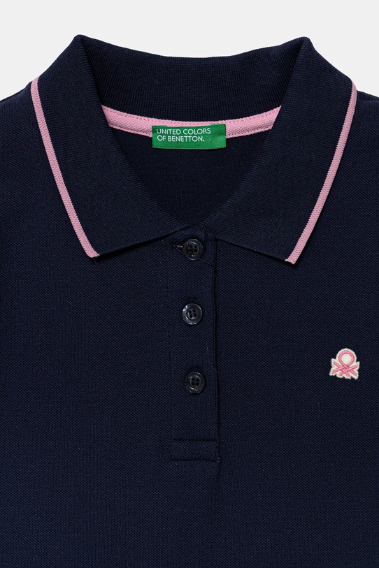 Djevojčice Dječja haljina United Colors of Benetton 3F9HCV012.G.Seasonal mornarsko plava