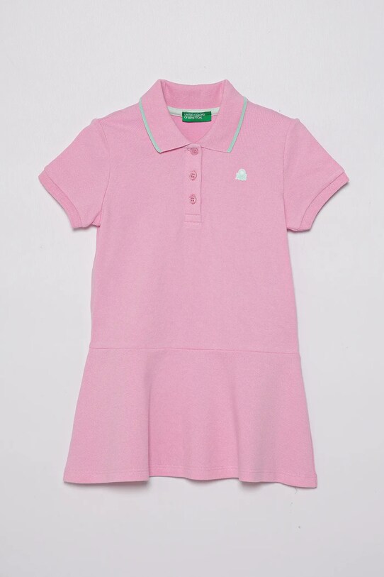 Дитяча сукня United Colors of Benetton короткий рожевий 3F9HGV00Z.P.Seasonal