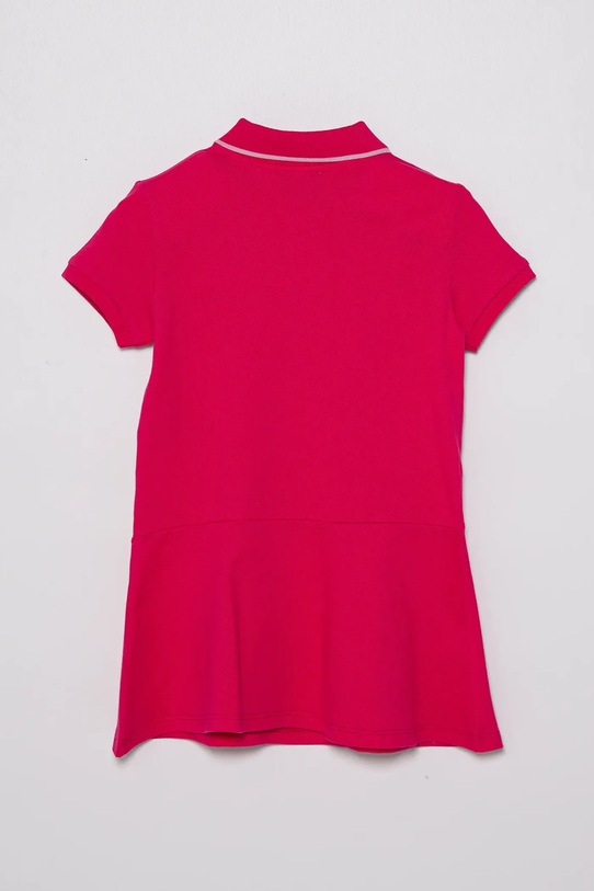 United Colors of Benetton sukienka dziecięca 3F9HGV00Z.P.Seasonal różowy SS25