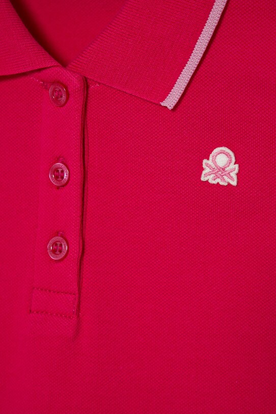 Dziewczynka United Colors of Benetton sukienka dziecięca 3F9HGV00Z.P.Seasonal różowy