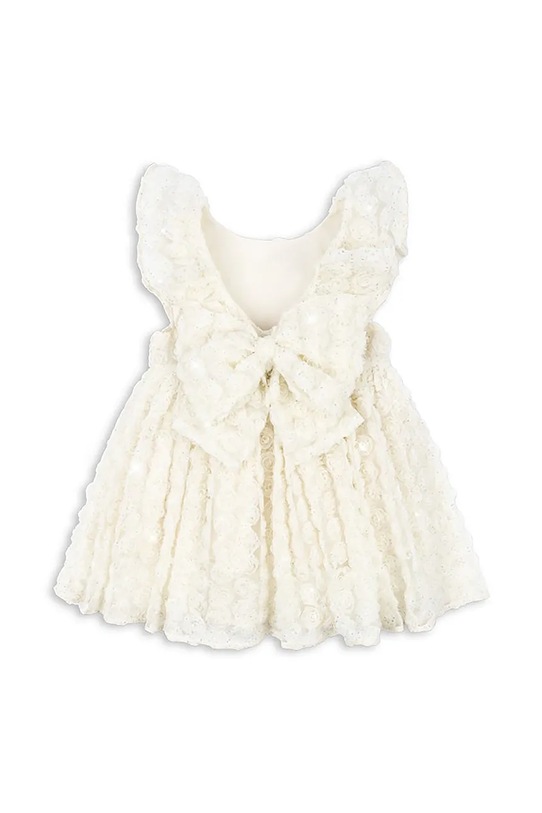 DÍVKA Šaty Konges Sløjd CELEBRATION CIANNA FLOWER DRESS KS103564 béžová