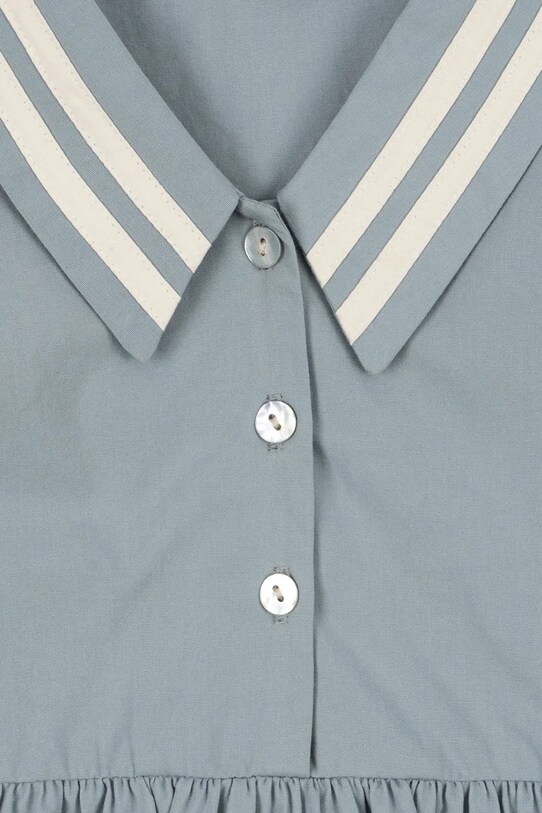 Konges Sløjd sukienka bawełniana dziecięca CELEBRATION ALLIE SAILOR DRESS GOTS KS103567 niebieski