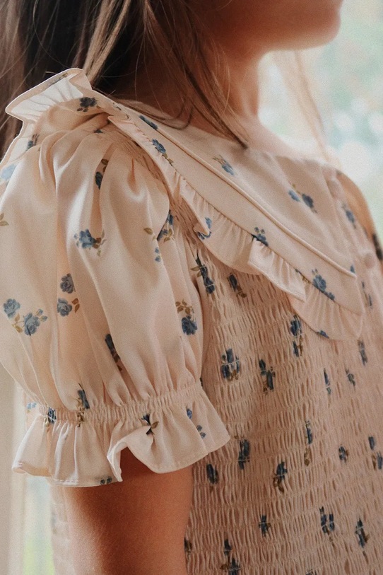 Dievčenské šaty Konges Sløjd CELEBRATION SHEENY SMOCK DRESS KS103568