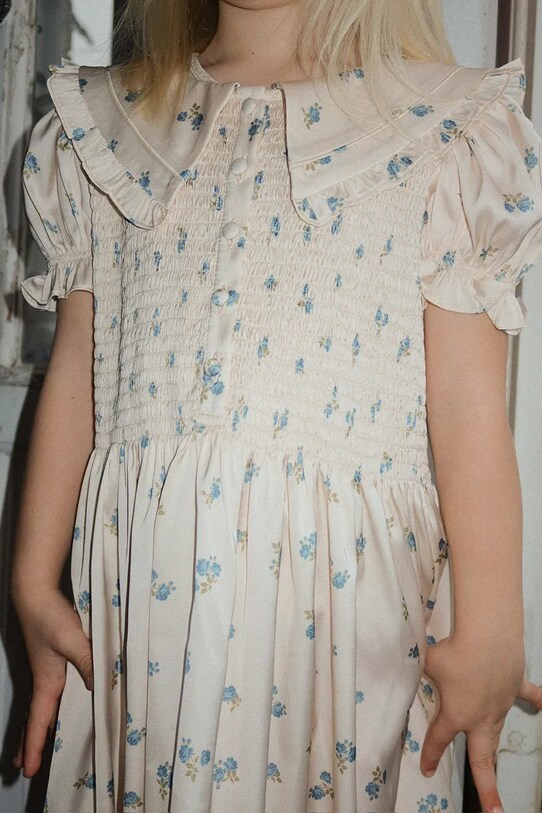 Dievčenské šaty Konges Sløjd CELEBRATION SHEENY SMOCK DRESS KS103568