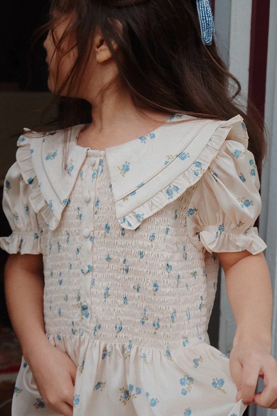 Dievčenské šaty Konges Sløjd CELEBRATION SHEENY SMOCK DRESS KS103568