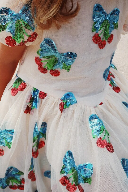 Сукня Konges Sløjd HEARTLILY DRESS GRS KS103220 бежевий