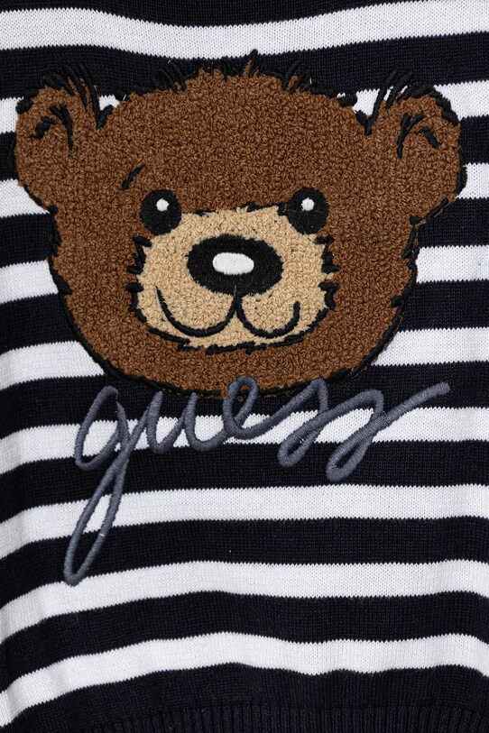 Chłopiec Guess sweter bawełniany niemowlęcy I5RR01.Z2NN0.PPYA granatowy