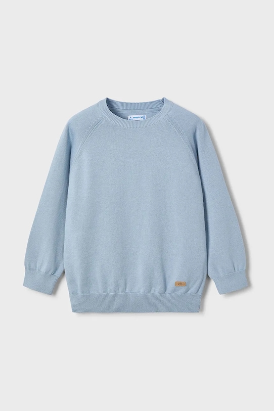 Mayoral sweter z domieszką wełny dziecięcy z domieszką wełny niebieski 311.5A.Mini.PPYA