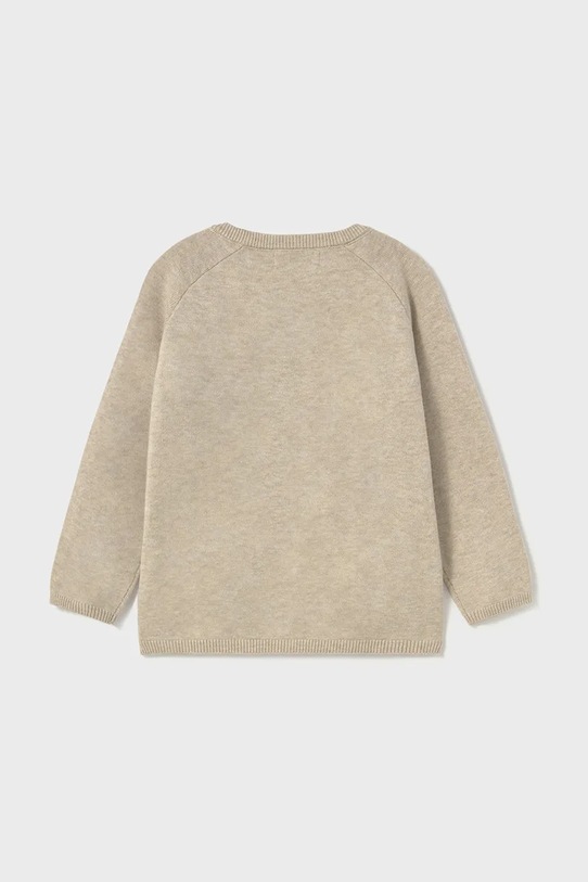 Detský bavlnený sveter Mayoral 1302.3E.Baby.PPYA béžová SS25