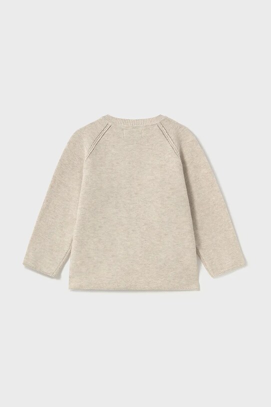 Mayoral cardigan din bumbac pentru copii 1306.3B.Baby.PPYA bej SS25
