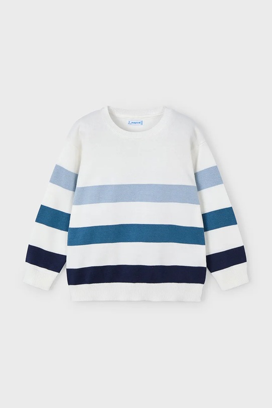 Mayoral pulover de bumbac pentru copii 3366.5B.Mini.PPYA albastru SS25