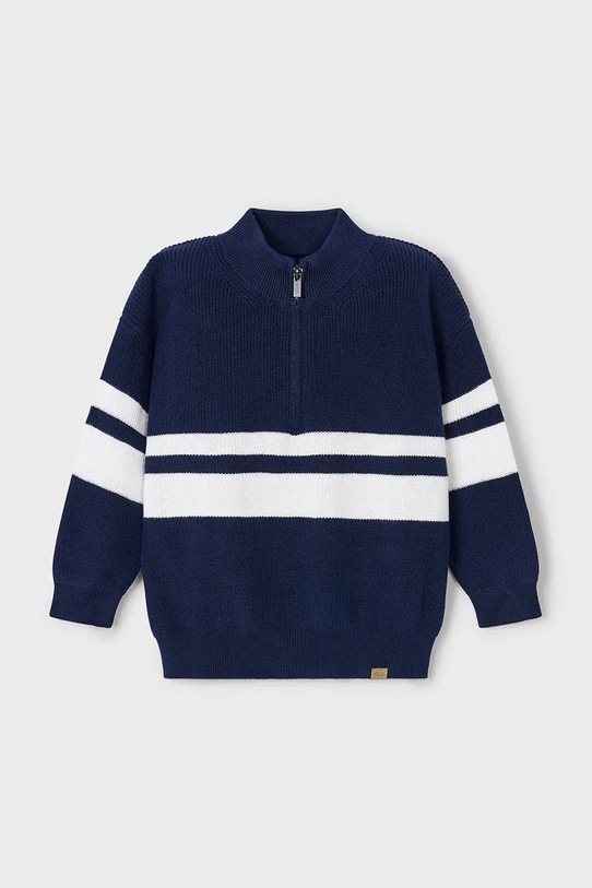 Mayoral sweter bawełniany dziecięcy pozostałe granatowy 3368.5E.Mini.PPYA