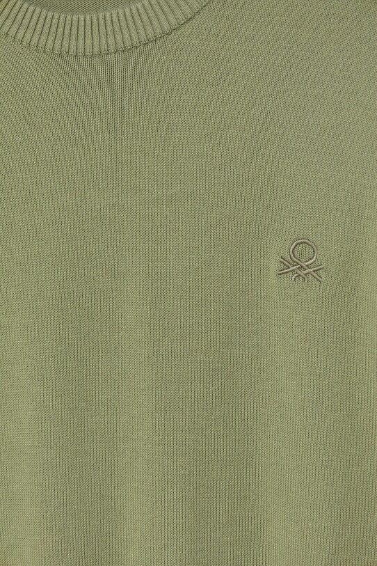 Chłopiec United Colors of Benetton sweter bawełniany dziecięcy 1098C107W.G.Seasonal zielony