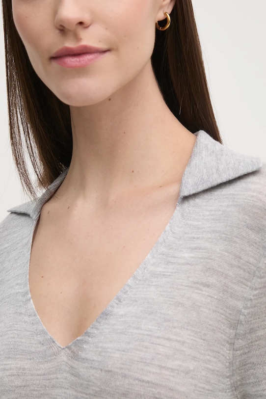 Calvin Klein pulover din amestec de lână gri K20K208029