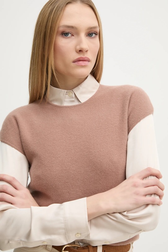 Sveter Calvin Klein hnedá K20K208097