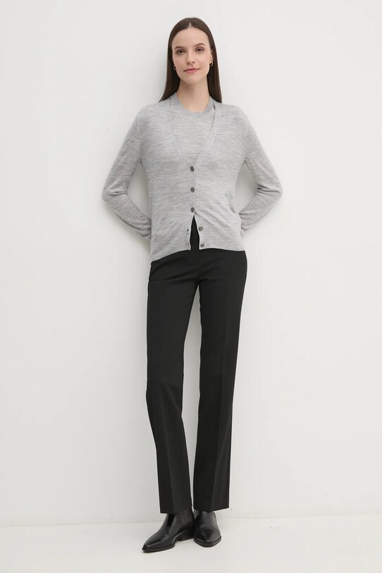 Светр з домішкою вовни Calvin Klein K20K208123 сірий SS25