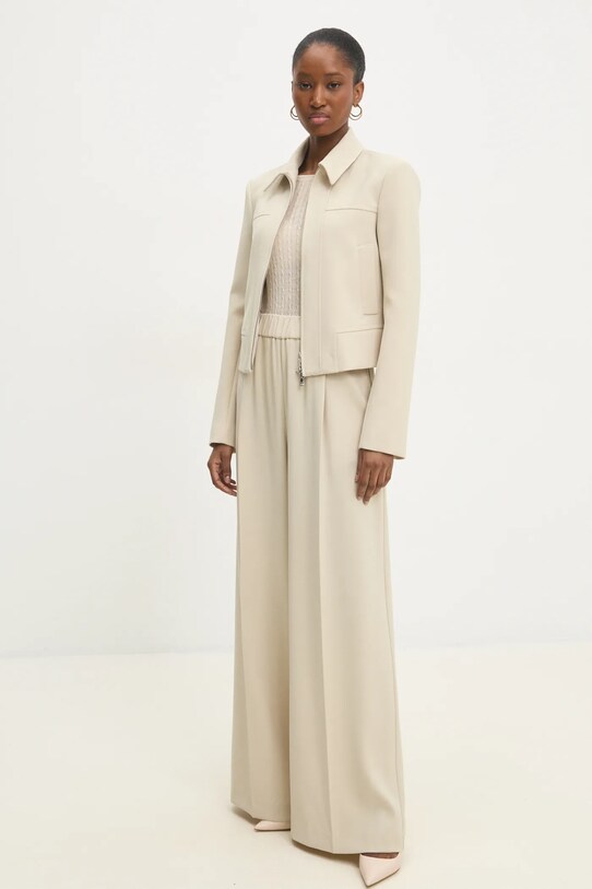Шерстяной свитер Patrizia Pepe 8K0264.K034 жёлтый SS25